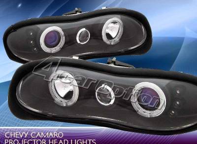 Custom - Black LED Halo Pro Headlights