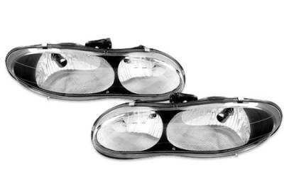Custom - Euro Black Clear Headlights