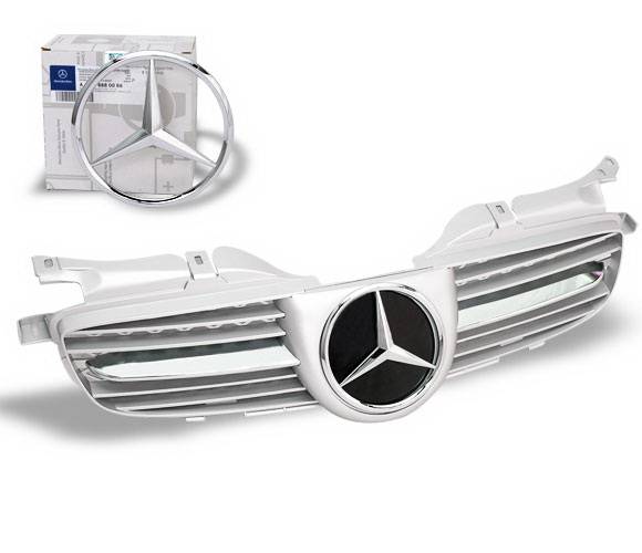 4CarOption - Mercedes R Class 4CarOption Front Hood Grille - GRA-W1709804W171-SL