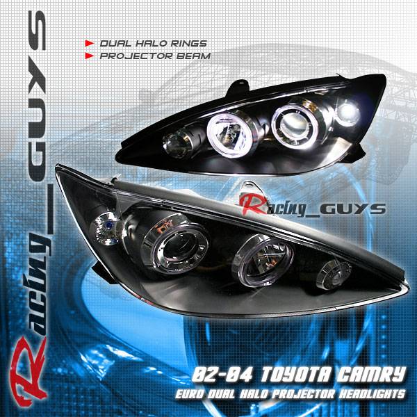Custom - Euro Black Dual Halo Pro Headlights