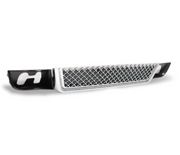 4CarOption - GMC Yukon 4CarOption Front Hood Grille - GRBT-DNL0708-CM