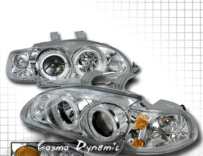 Custom - Chrome Dual Halo Pro Headlights