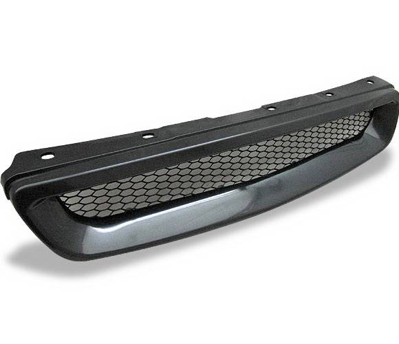 4CarOption - Honda Civic 4CarOption Front Hood Grille - GR-CV9698TR-BK