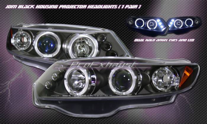 Custom - Black Housing LED Halo Pro Headlights