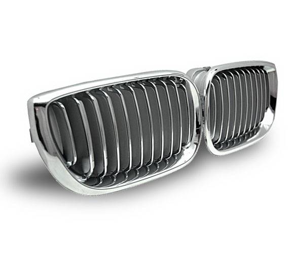 4CarOption - BMW 3 Series 4CarOption Front Hood Grille - GR-E4602034XCS-A