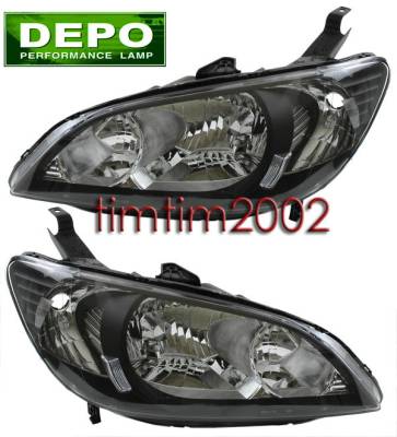 Custom - Black Depo Headlights