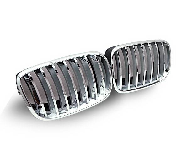 4CarOption - BMW X6 4CarOption Front Hood Grille - GR-E700709ZCS-S