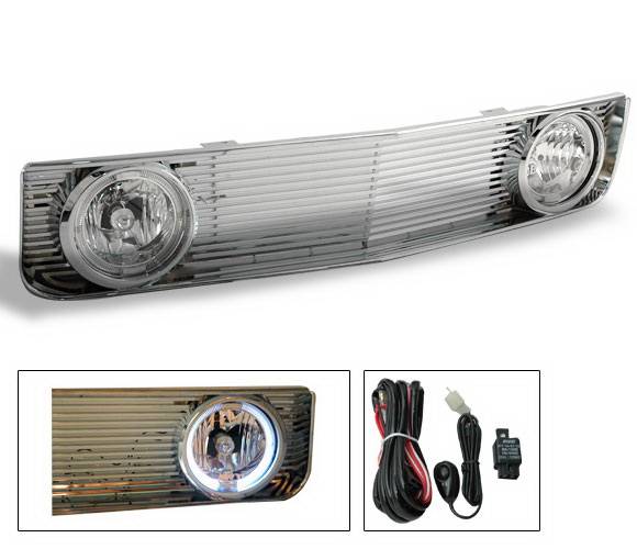 4CarOption - Ford Mustang 4CarOption Front Hood Grille - GRF-MST0506V6G-CM