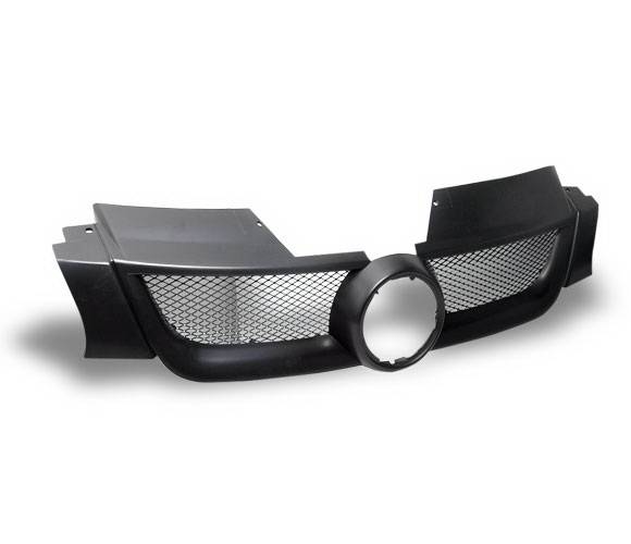 4CarOption - Volkswagen Golf 4CarOption Front Hood Grille - GR-GOLF50507-BKS