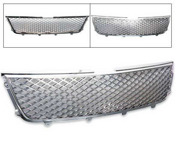 4CarOption - Suzuki Grand Vitara 4CarOption Front Hood Grille - GR-GVTR0607-CM