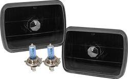 Custom - Black Sealed Beam Headlights