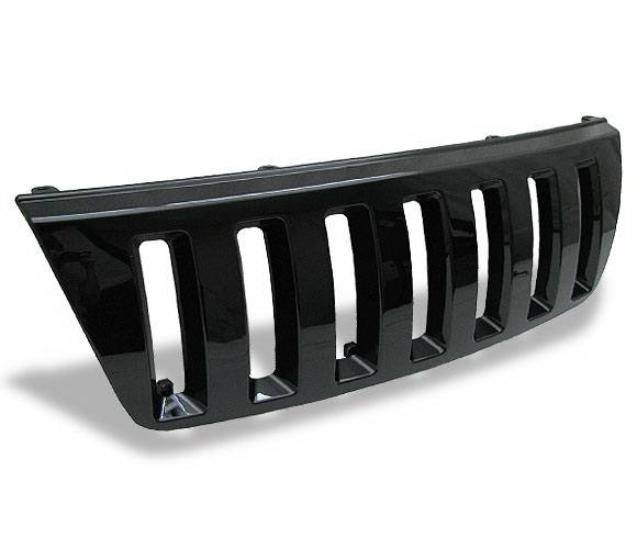 4CarOption - Jeep Grand Cherokee 4CarOption Front Hood Grille - GRZ2-GCRK9904-BK