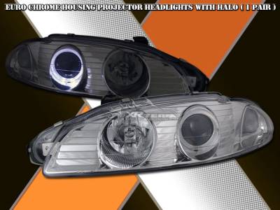 Custom - Euro Chrome Halo Pro Headlights