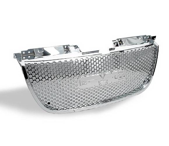 4CarOption - GMC Yukon 4CarOption Front Hood Grille - GRZD-DNL0708-CM