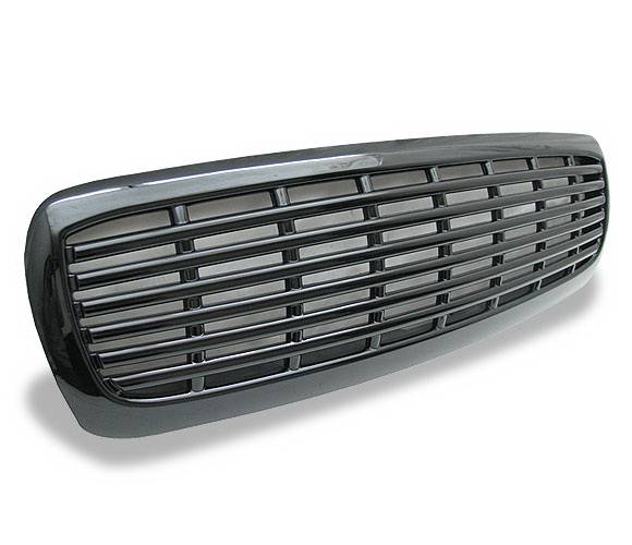 4CarOption - Dodge Durango 4CarOption Front Hood Grille - GRZ-DKT9704-BK