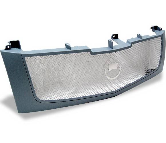4CarOption - Cadillac Escalade 4CarOption Front Hood Grille - GRZ-ESCL0206-GR