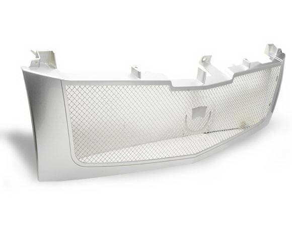 4CarOption - Cadillac Escalade 4CarOption Front Hood Grille - GRZ-ESCL0206-SL