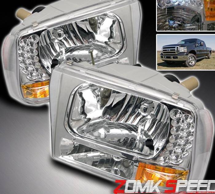 Custom - Crystal LED Headlights