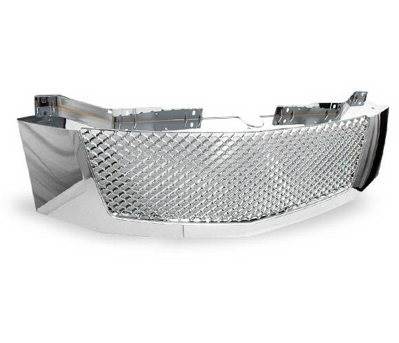 4CarOption - Cadillac Escalade 4CarOption Front Hood Grille - GRZ-ESCL0708-CM