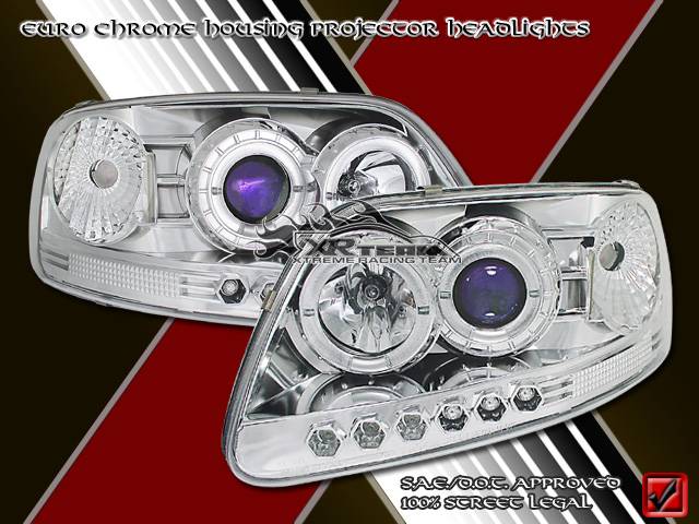 Custom - Euro Chrome Pro LED Headlights