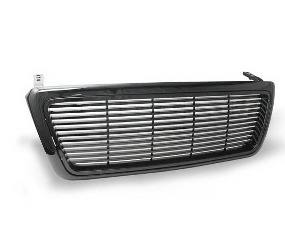 4CarOption - Ford F150 4CarOption Front Hood Grille - GRZ-F1500405-JDM