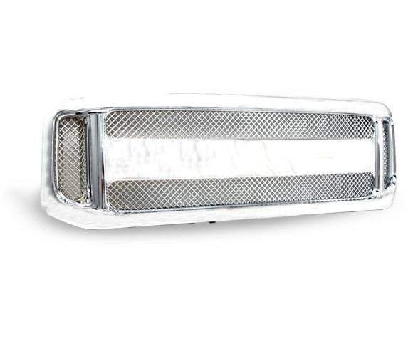 4CarOption - Ford F350 4CarOption Front Hood Grille - GRZ-F2509904-CM