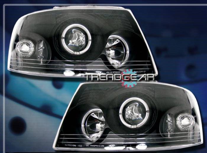 Custom - Black Dual Halo Headlights