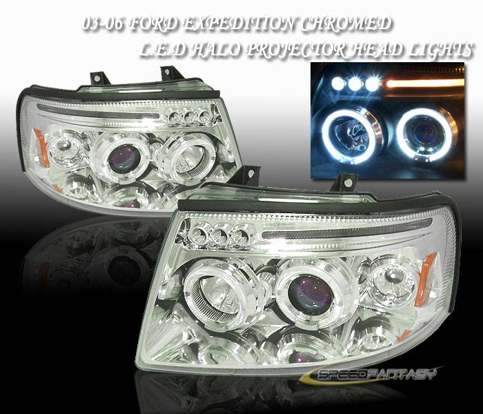 Custom - Chrome Halo LED  Headlights