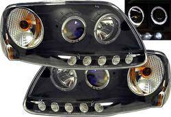 Custom - Black Halo LED Pro Headlights