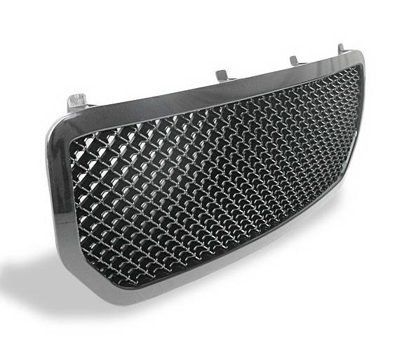 4CarOption - Dodge Magnum 4CarOption Front Hood Grille - GRZ-MGN0506-BK