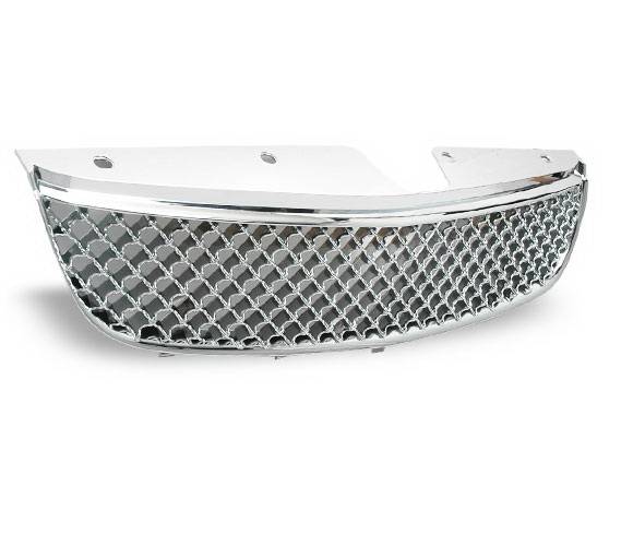 4CarOption - Chevrolet Malibu 4CarOption Front Hood Grille - GRZ-MLB9703-CM
