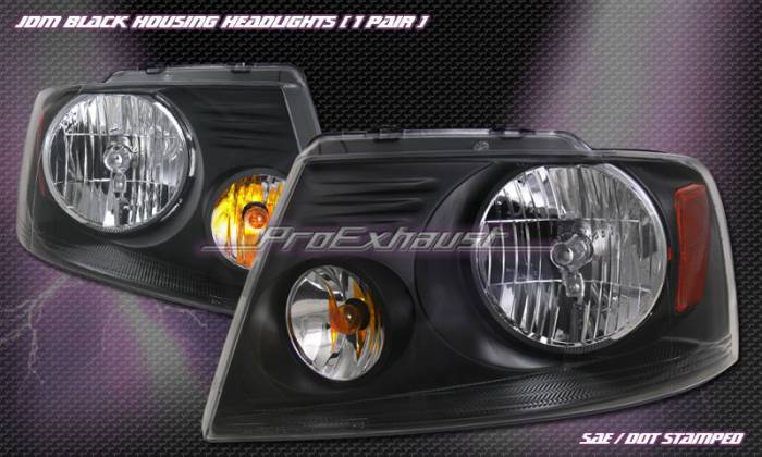 Custom - Euro Black Headlights