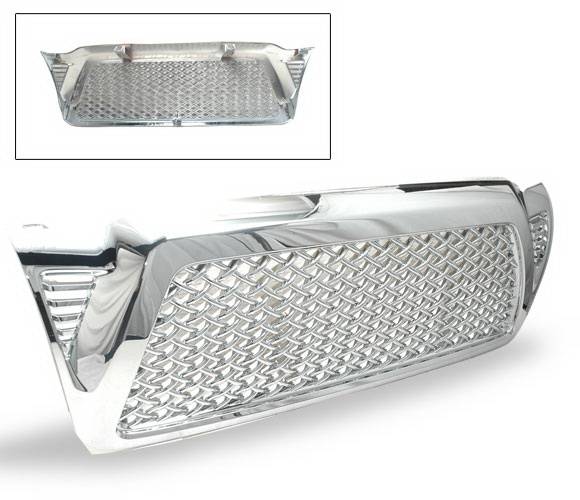 4CarOption - Ford Expedition 4CarOption Front Hood Grille - GRZQ-TCM0509-CM