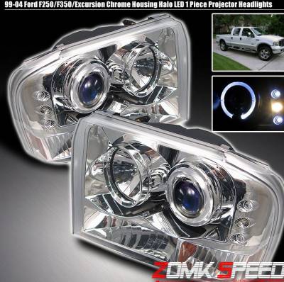 Custom - Chrome Halo Pro LED Headlights