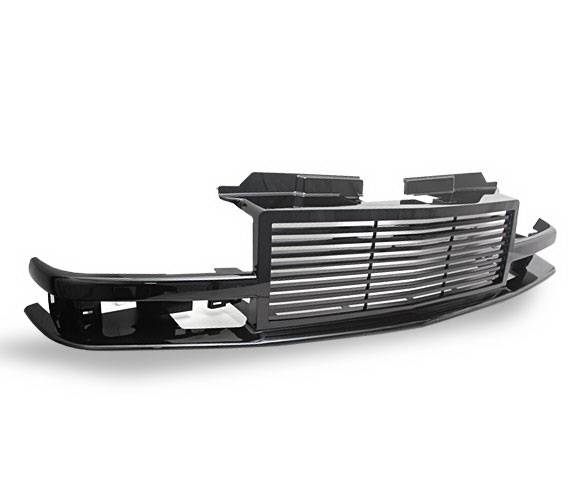 4CarOption - GMC Sonoma 4CarOption Front Hood Grille - GRZ-S109802-BK
