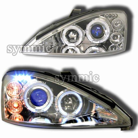 Custom - Chrome Blue LED Pro Headlights