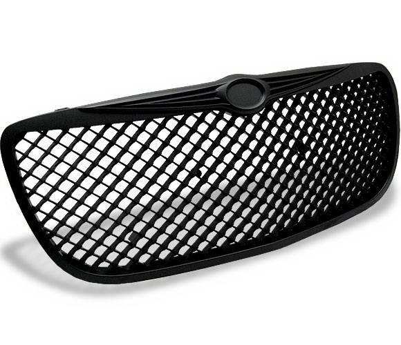 4CarOption - Chrysler Sebring 4CarOption Front Hood Grille - GRZ-SBR04062-BK