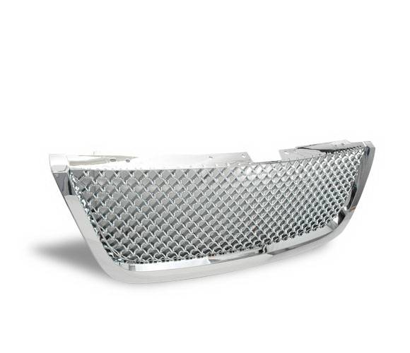4CarOption - GMC Acadia 4CarOption Front Hood Grille - GRZT-ACD0708-CM