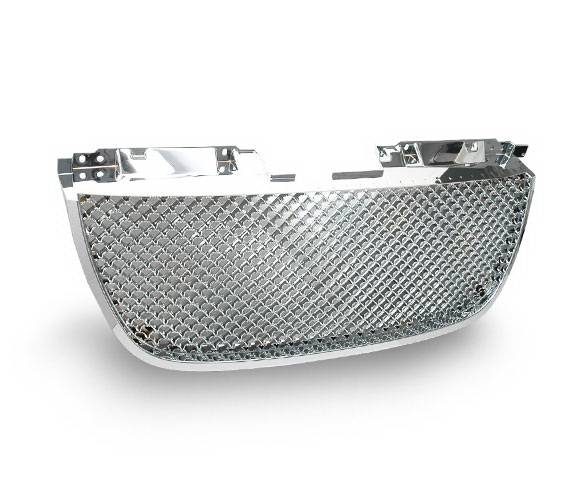 4CarOption - GMC Yukon 4CarOption Front Hood Grille - GRZT-DNL0708-CM