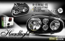 Custom - JDM Black Pro Headlights