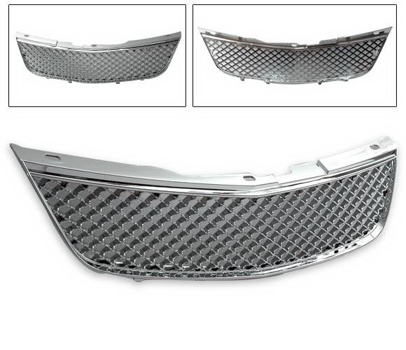 4CarOption - Chevrolet Impala 4CarOption Front Hood Grille - GRZT-IPL0005-CM
