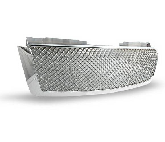 4CarOption - Chevrolet Tahoe 4CarOption Front Hood Grille - GRZT-THO0708-CM