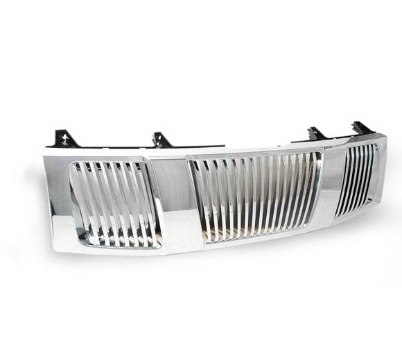 4CarOption - Nissan Titan 4CarOption Front Hood Grille - GRZ-TTN0406-CM