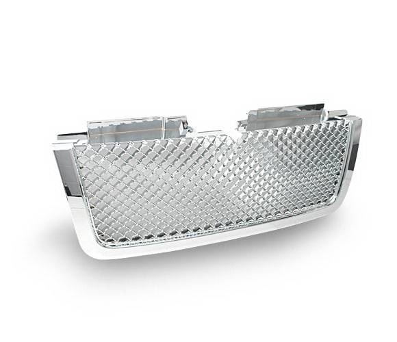 4CarOption - Chevrolet Trail Blazer 4CarOption Front Hood Grille - GRZT-TRBZ0608LT-CM