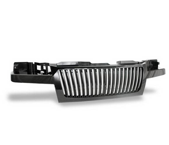 4CarOption - GMC Canyon 4CarOption Front Hood Grille - GRZV-CLRD0407-BK