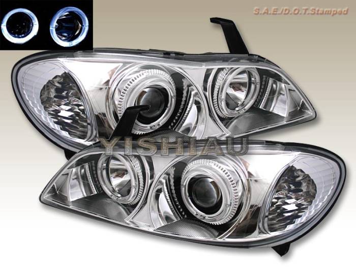 Custom - Chrome Clear Dual Halo Pro Headlights