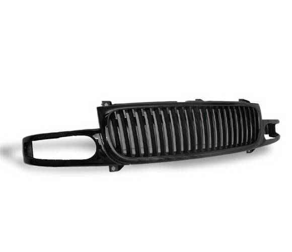 4CarOption - GMC Yukon 4CarOption Front Hood Grille - GRZV-DNL0006-BK