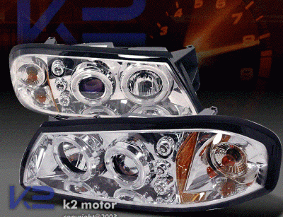 Custom - Chrome LED Halo Pro Headlights