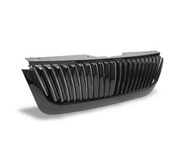 4CarOption - Ford Explorer 4CarOption Front Hood Grille - GRZV-EXPL0205-BK