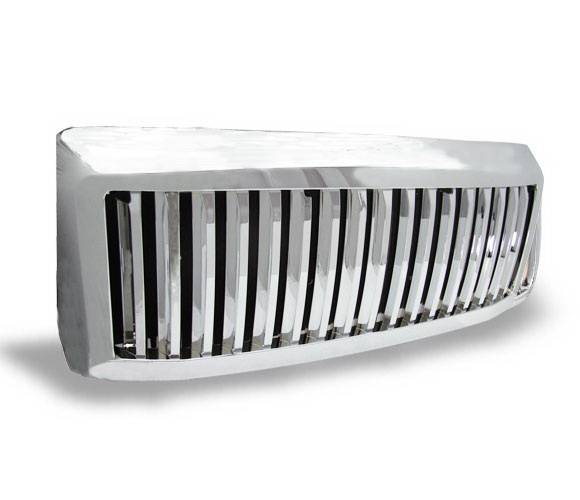 4CarOption - Ford F350 4CarOption Front Hood Grille - GRZV-F2500809-CM